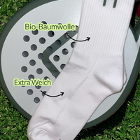heinsa weiße Tennissocken aus GOTS-zertifizierter Bio-Baumwolle – Made in Germany, Nachhaltig & Langlebig