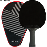 heinsa Black Edition Pro - Carbon Schläger für Spin & Speed mit Tasche