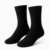 heinsa Tennissocken Schwarz mit Silberguard-Technologie – reduziert Schweiß & Geruchsbildung - Hergestellt in Deutschland