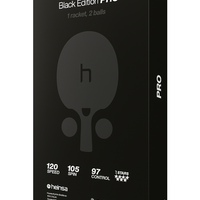 heinsa Black Edition Pro - Carbon Schläger für Spin & Speed mit Tasche