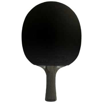 heinsa "black edition" Profi Tischtennisschläger aus Carbon im Pappumschlag