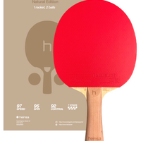 HEINSA Natural Edition – Carbon Tischtennisschläger mit Naturholz-Optik