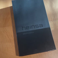 heinsa "black edition" professional table tennis bat made of carbon and extra table tennis balls bundle