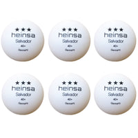 heinsa 3 star table tennis balls 40+ "Salvador"