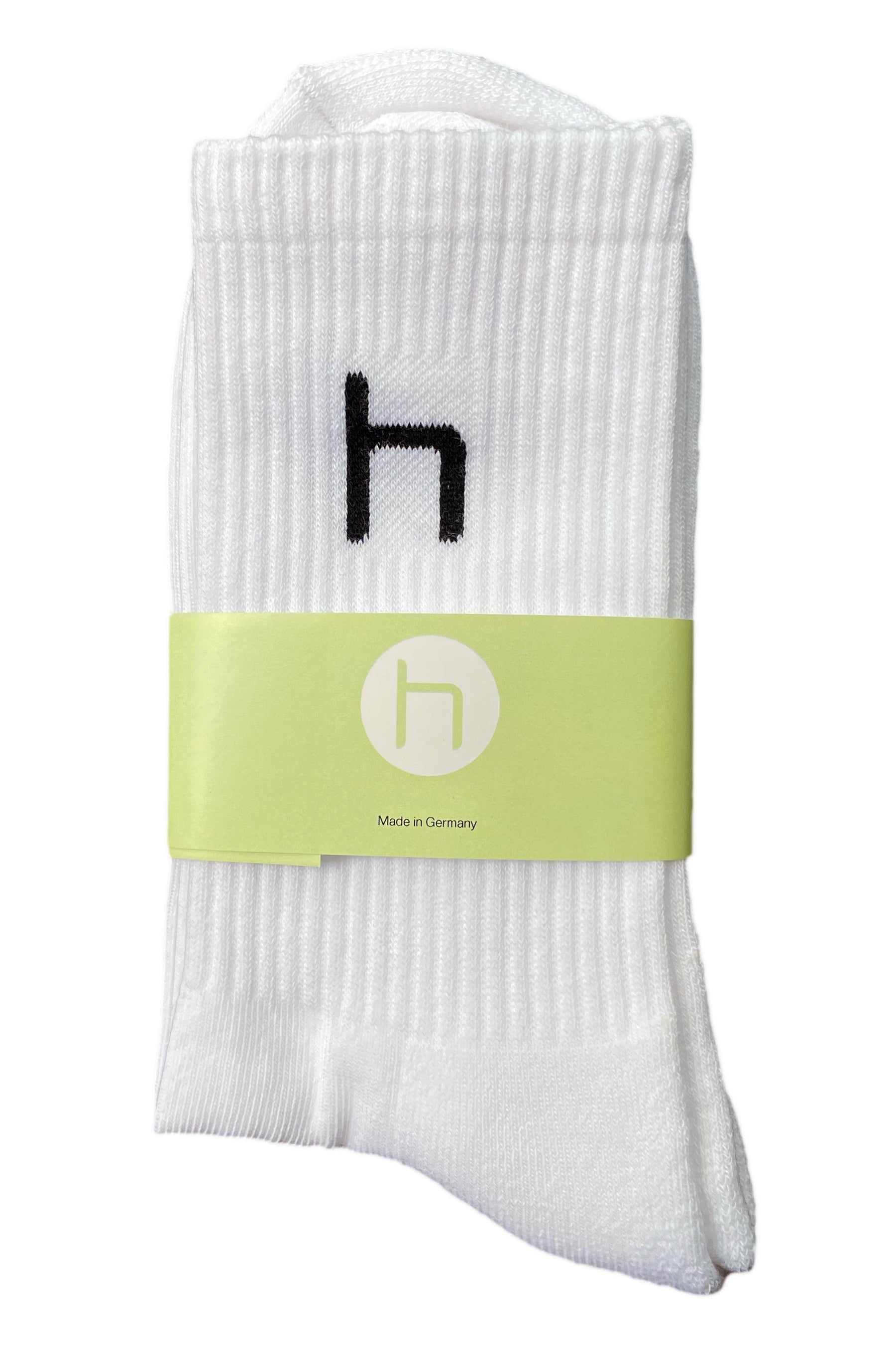 heinsa weiße Tennissocken aus GOTS-zertifizierter Bio-Baumwolle – Made in Germany, Nachhaltig & Langlebig