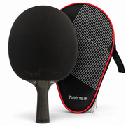 heinsa "black edition" Profi Tischtennisschläger aus Carbon extra Tasche