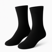 heinsa Tennissocken Schwarz mit Silberguard-Technologie – reduziert Schweiß & Geruchsbildung - Hergestellt in Deutschland