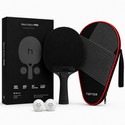 heinsa Black Edition Pro - Carbon Schläger für Spin & Speed mit Tasche