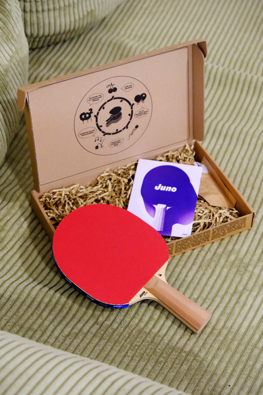 Juno Tischtennisschläger – Hergestellt in Deutschland - Heinsa