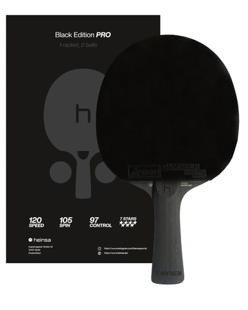heinsa Black Edition Pro - Carbon Schläger für Spin & Speed