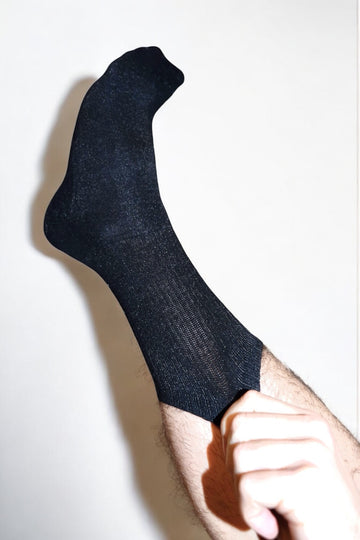 heinsa Tennissocken Schwarz mit Silberguard-Technologie – reduziert Schweiß & Geruchsbildung - Hergestellt in Deutschland