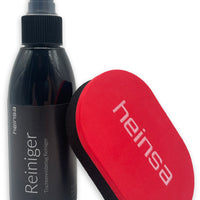 heinsa Tischtennis Reinigungsset für Beläge mit Schwamm 150 ml