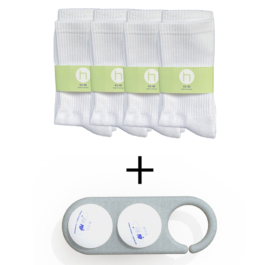 heinsa Tennissocken + JUX Ballhalter