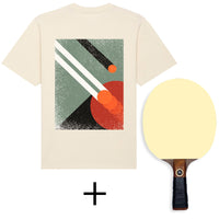 heinsa T-Shirt + Tischtennisschläger "bosque"