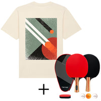 heinsa T-Shirt + Tischtennisschläger Set