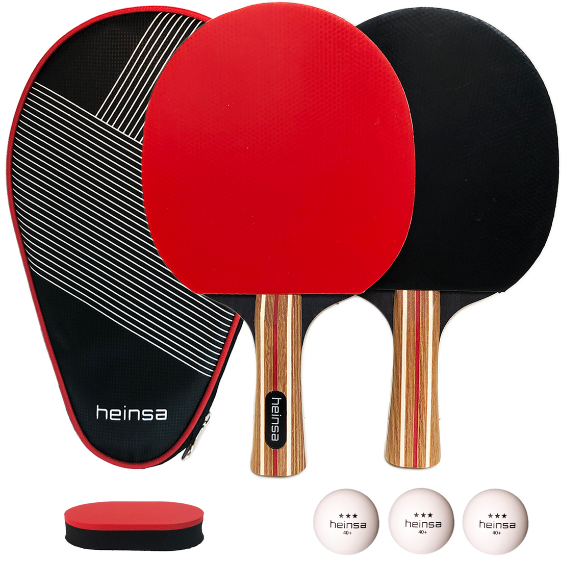 heinsa professional table tennis bat set