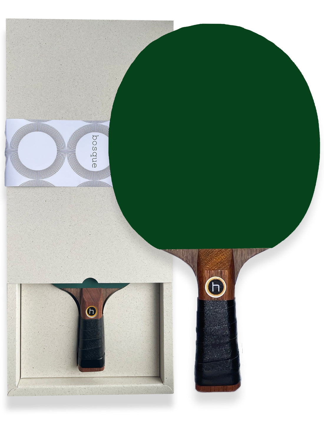 Tischtennisschläger 2x "bosque" aus Walnuss