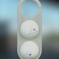 Ballhalter für 2 Tischtennisbälle zum tragen -  JUX