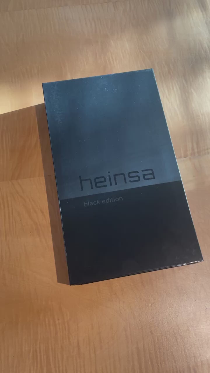 heinsa "black edition" Profi Tischtennisschläger aus Carbon und Lichtnussbaumholz