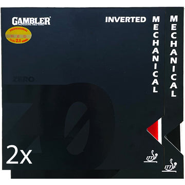 Gambler Zero High Gravity Beläge 2,1 mm für Black Edition Rot & Schwarz