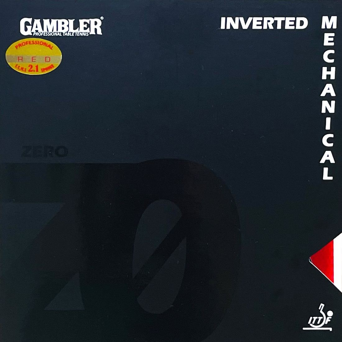 Gambler Zero High Gravity Beläge 2,1 mm für Black Edition (Rot)