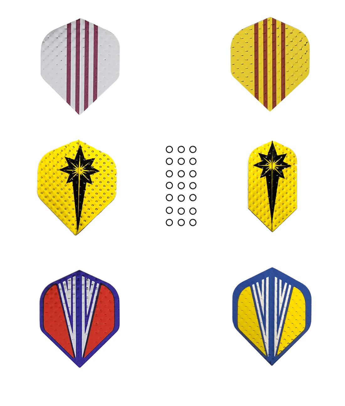 heinsa Aluminium beschichtete Flights (24 Stück)