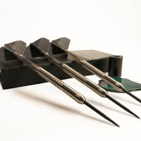 NEW heinsa Soft Tip 24g Tungsten professional darts - 90% Tungsten Titanize with flights and case