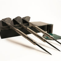 NEU heinsa Soft Tip 24g Tungsten Profi Dartpfeile - 90% Tungsten Titanize mit Flights und Case