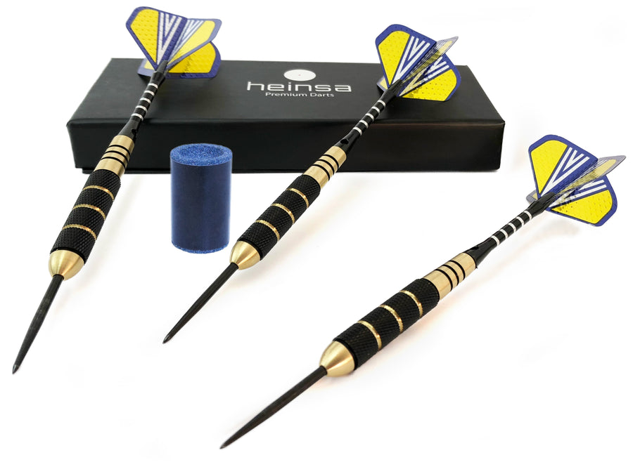 heinsa Dartpfeile mit Metallspitze 20g (3er Set)