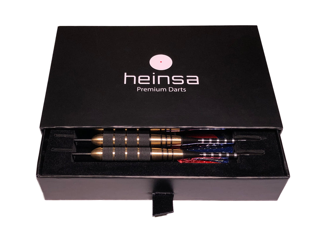 heinsa Dartpfeile mit Metallspitze 20g (6er Set)