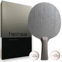 heinsa professional table tennis bat wood made of carbon and light walnut wood (without covering)