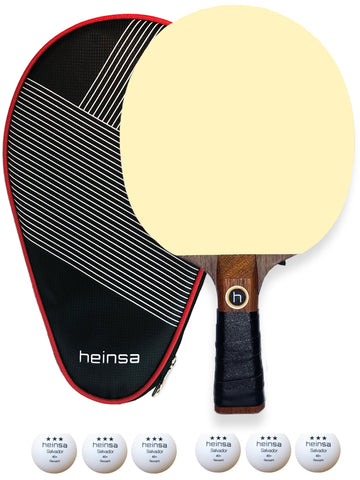 Profi Tischtennisschläger bosque mit extra 8 Tischtennisbällen und Tasche