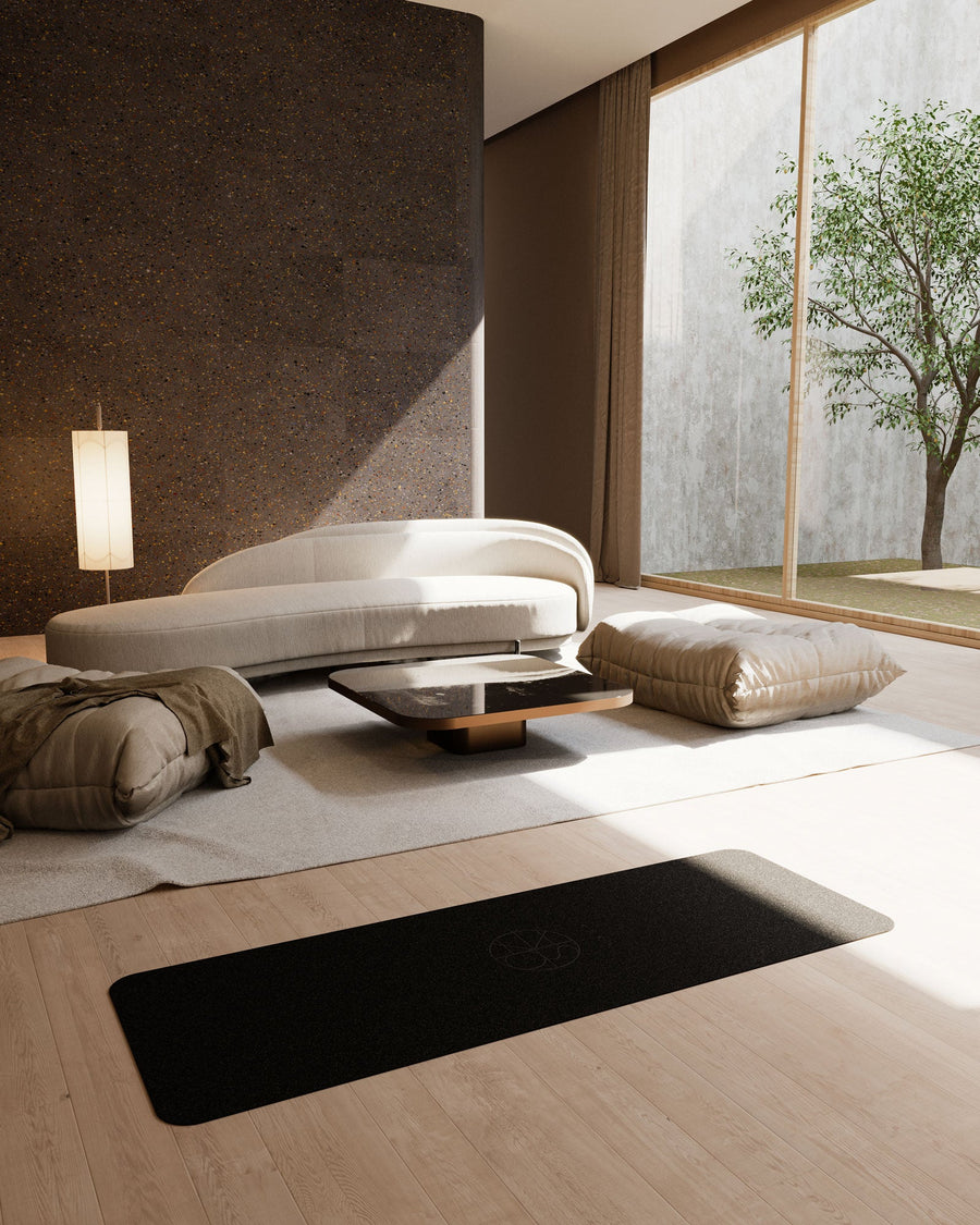 B-Ware - Ecological yoga mat made of black cork and natural rubber