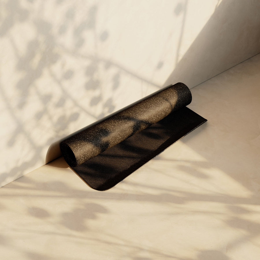 B-Ware - Ecological yoga mat made of black cork and natural rubber