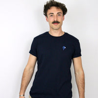 T-Shirt Men´s Racket Navy Blau