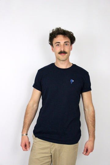 T-Shirt Men's Racket Navy Blue
