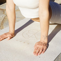 casa origin - Ecological yoga mat made of black cork and natural rubber