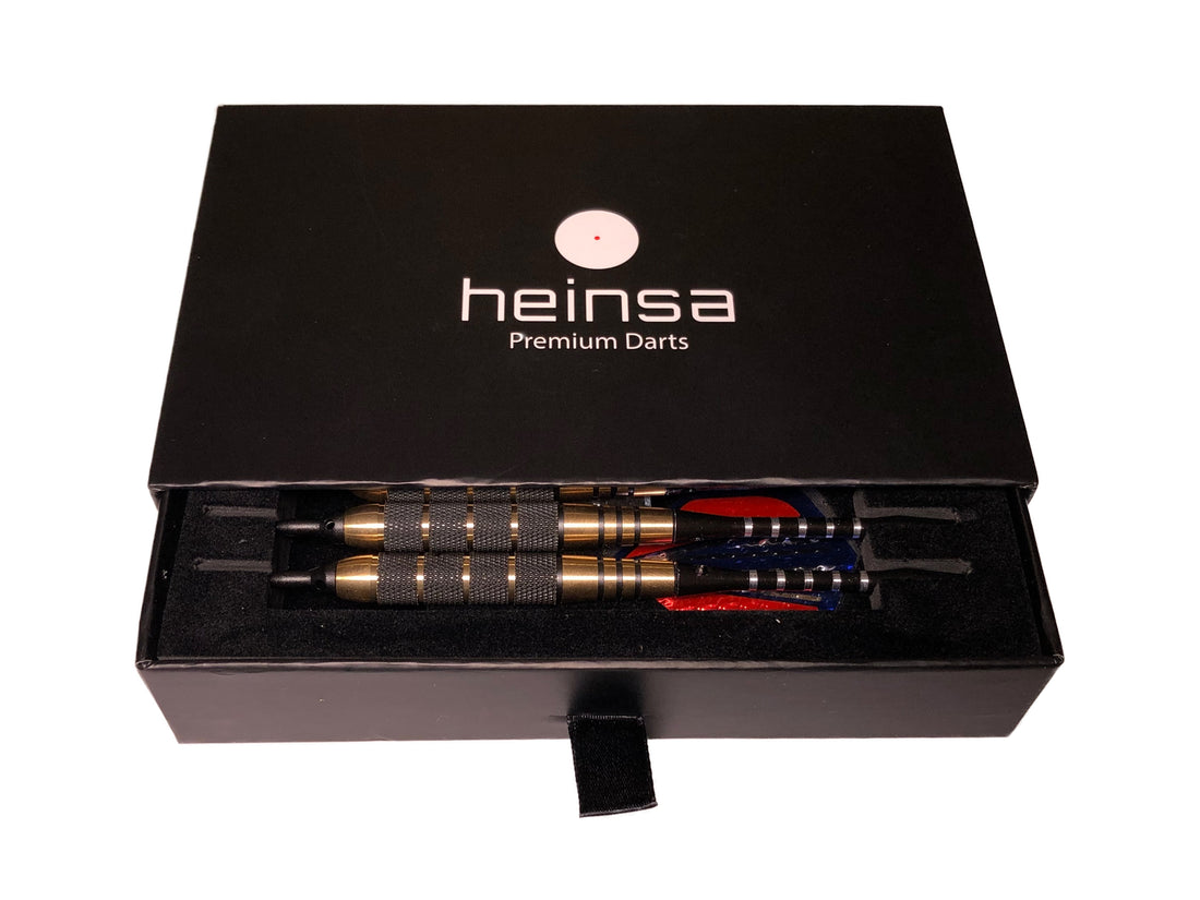 heinsa Dartpfeile mit Kunstoffspitze 18g (6er Set)