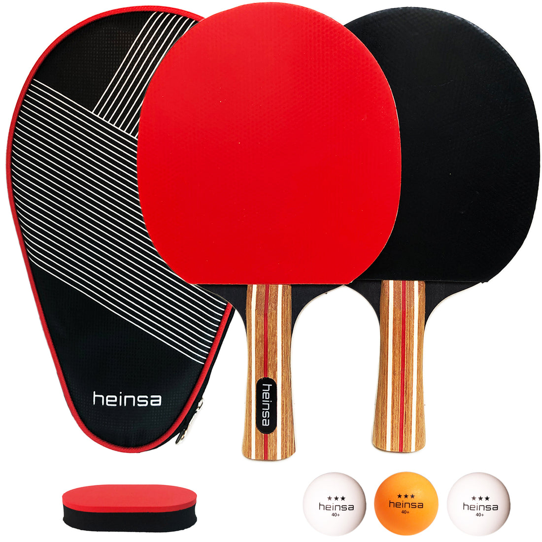 NEW BUNDLE heinsa table tennis table small collapsible with table tennis set