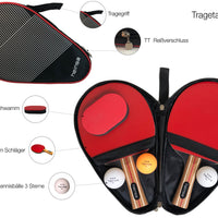 NEU BUNDLE heinsa Tischtennisplatte Klein Zusammenklappbar mit Tischtennis Set