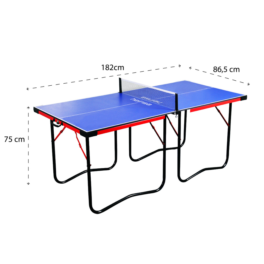 NEU BUNDLE heinsa Tischtennisplatte Klein Zusammenklappbar mit Tischtennis Set
