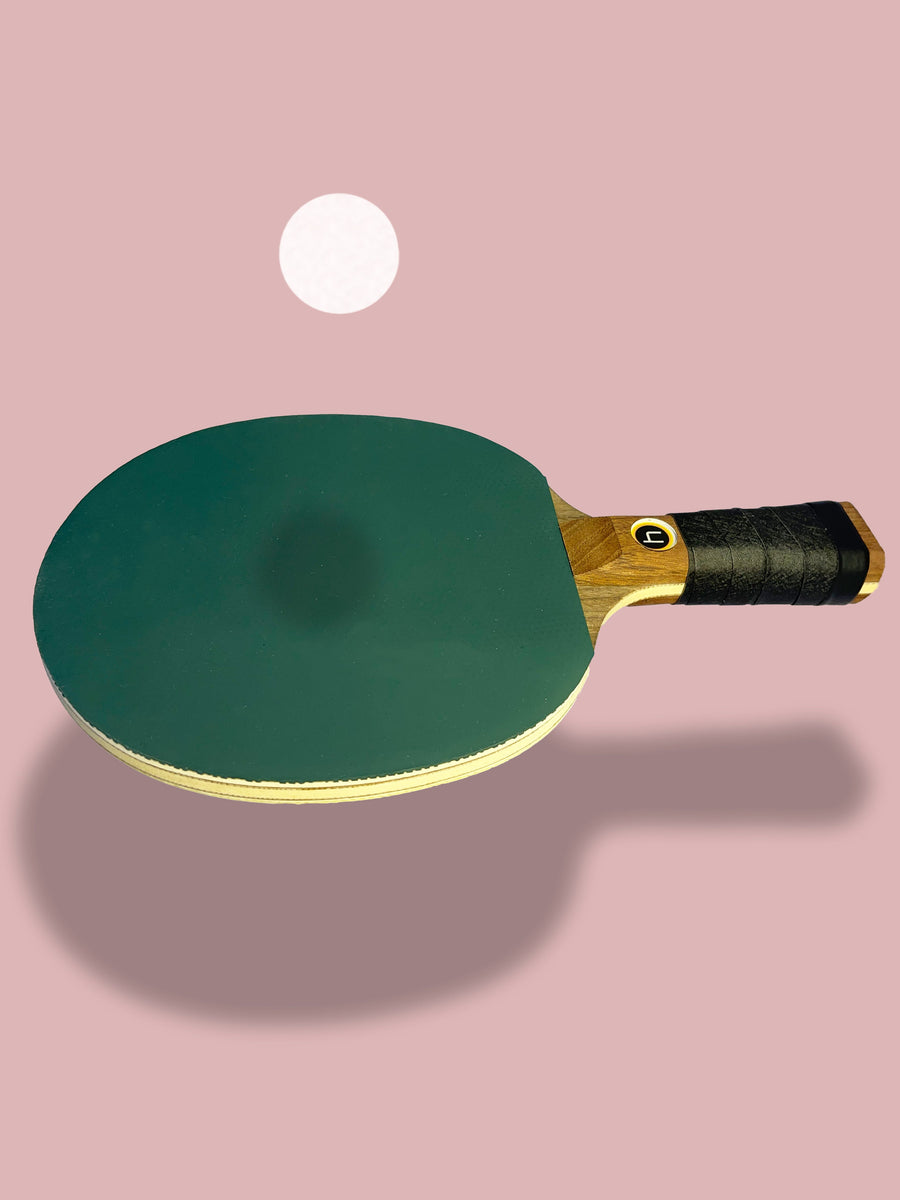 Professional table tennis bat "bosque" with 6 extra table tennis balls