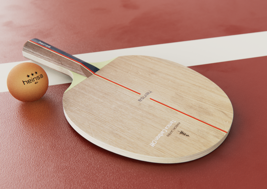 heinsa Japan Carbon OFF + table tennis bat made of Japanese Hinoki wood