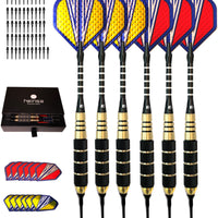 heinsa Dartpfeile mit Kunstoffspitze 18g (6er Set)